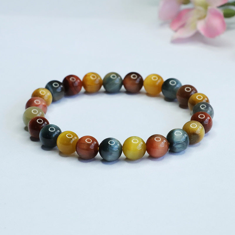 Dream Colorful Tiger Eye Bracelet – Strength, Balance & Radiant Energy