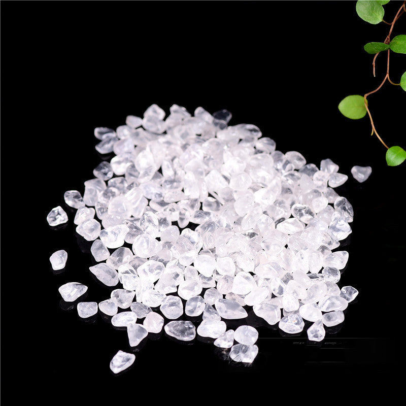 Natural White Crystal Crushed Stones (Bulk)
