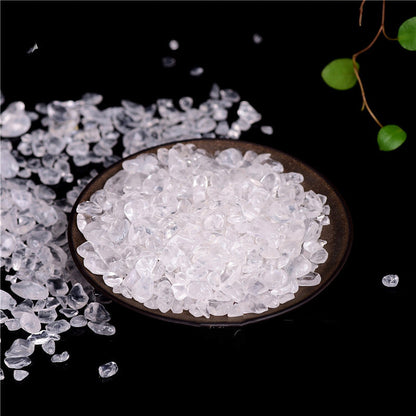 Natural White Crystal Crushed Stones (Bulk)