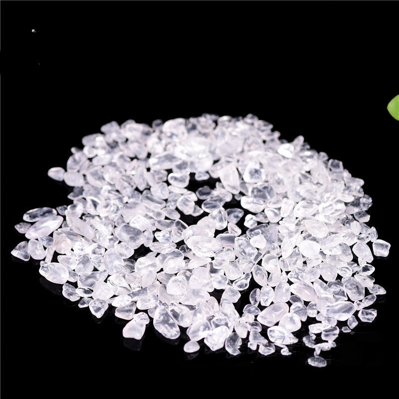 Natural White Crystal Crushed Stones (Bulk)