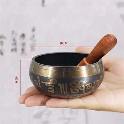 Tibetan Meditation Singing Bowl – Handcrafted Copper Sound Bowl