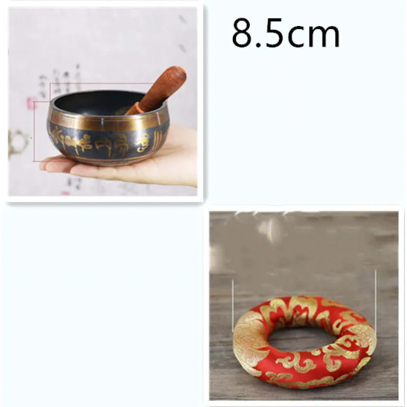 Tibetan Meditation Singing Bowl – Handcrafted Copper Sound Bowl