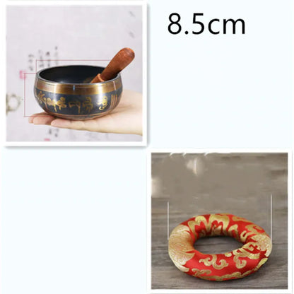 Tibetan Meditation Singing Bowl – Handcrafted Copper Sound Bowl