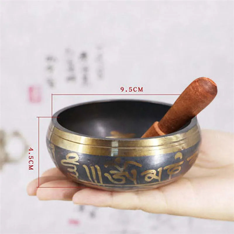 Tibetan Meditation Singing Bowl – Handcrafted Copper Sound Bowl