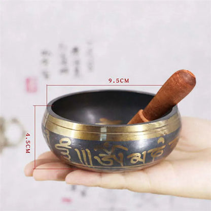Tibetan Meditation Singing Bowl – Handcrafted Copper Sound Bowl