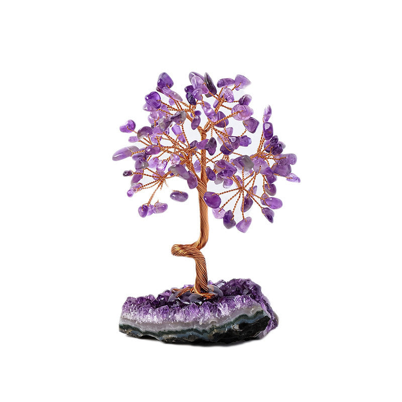 Amethyst Crystal Flower Tree – Modern Simplicity & Spiritual Elegance