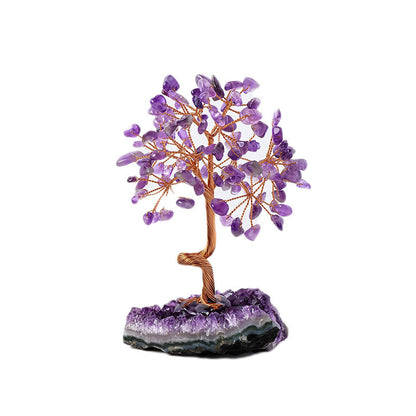 Amethyst Crystal Flower Tree – Modern Simplicity & Spiritual Elegance