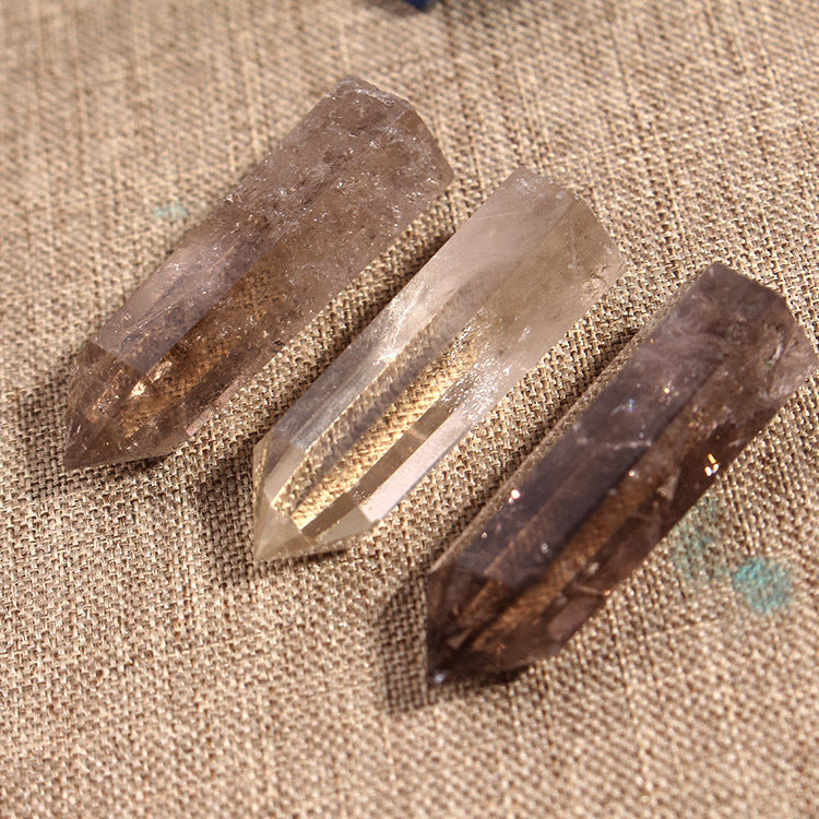 Natural Crystal Geometric Hanging Decor Column