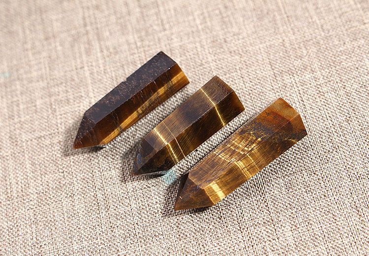 Natural Crystal Geometric Hanging Decor Column