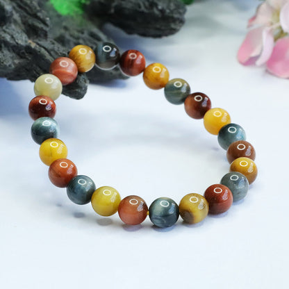 Dream Colorful Tiger Eye Bracelet – Strength, Balance & Radiant Energy