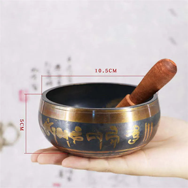 Tibetan Meditation Singing Bowl – Handcrafted Copper Sound Bowl