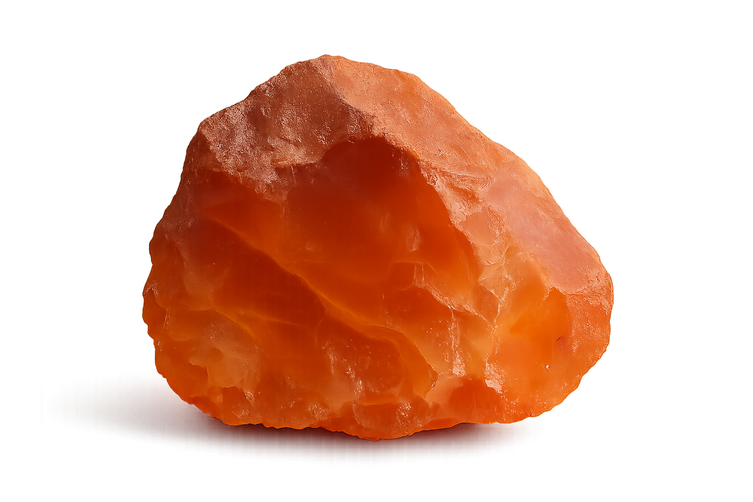 a raw Carnelian with transparent background