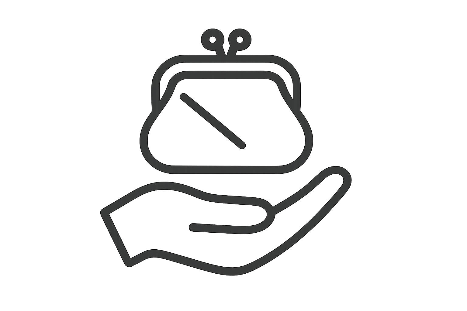 a vector icon about poor