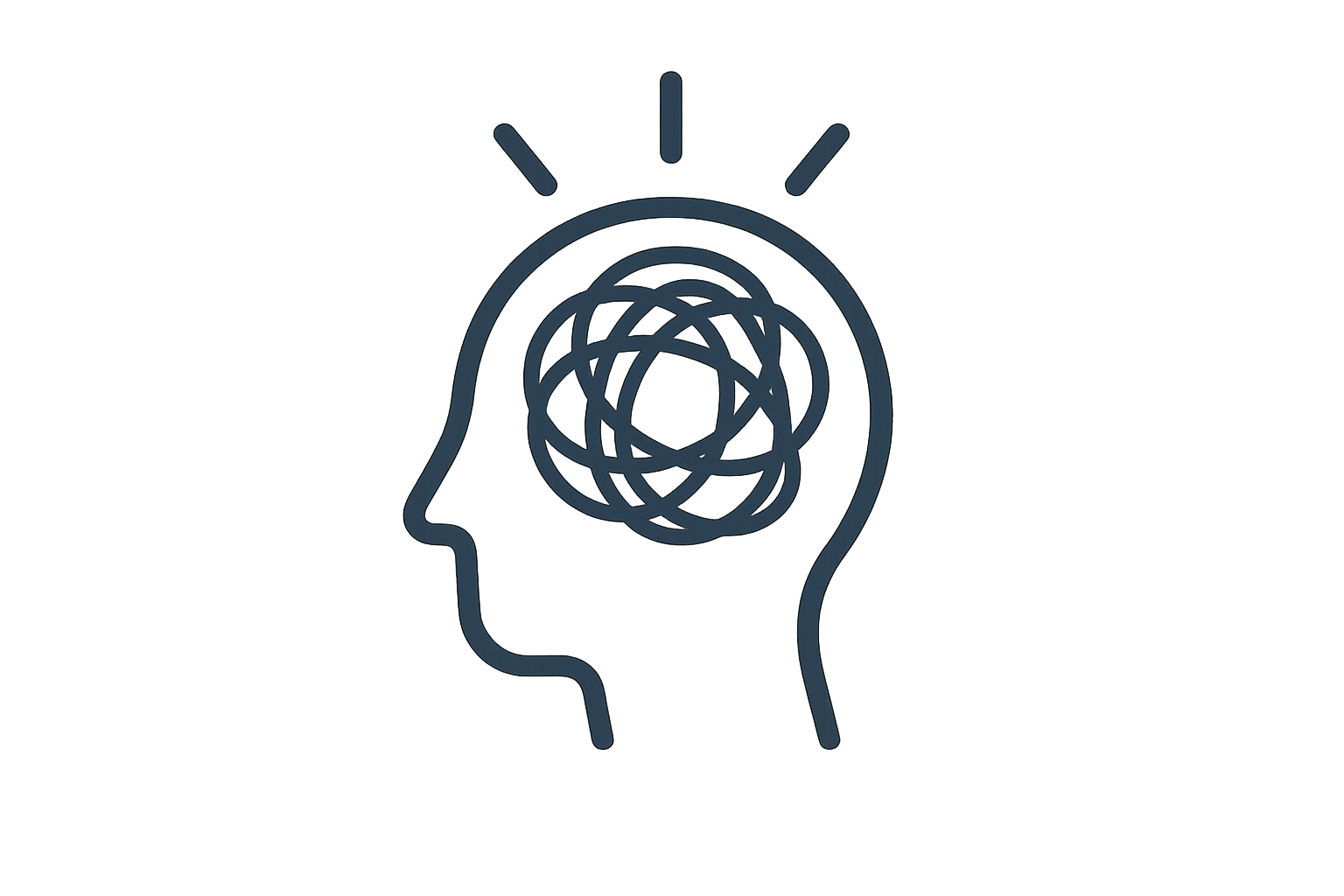 a vector icon about stressful