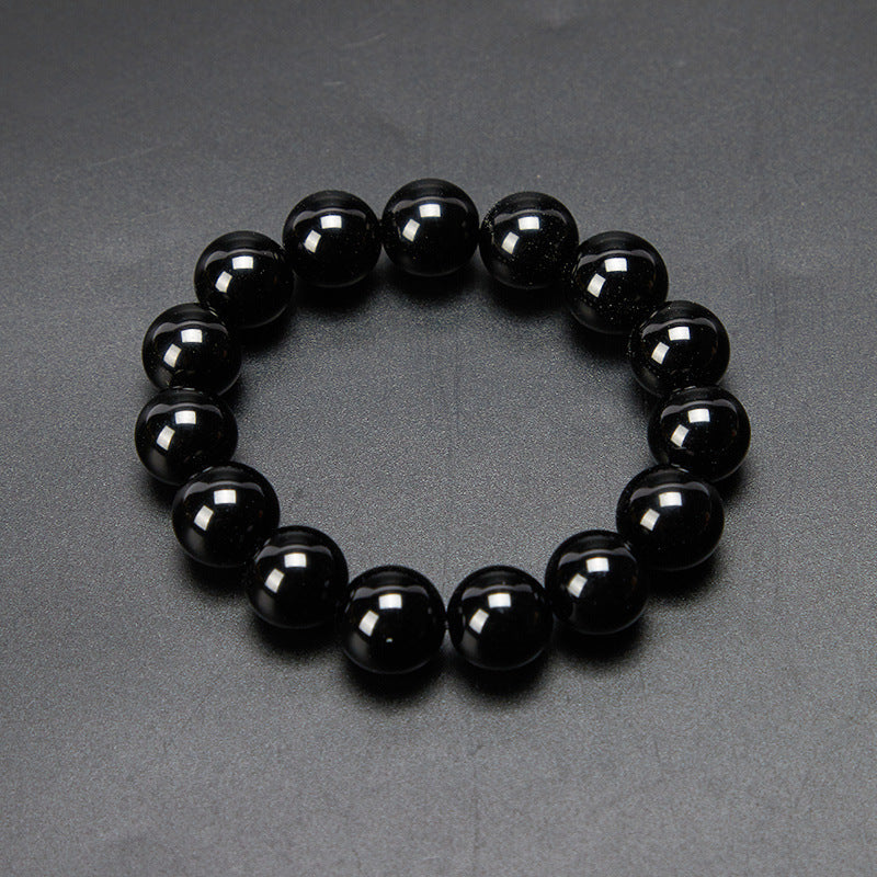 Classical Obsidian Beaded Bracelet – Timeless Protection & Simplicity