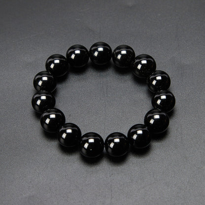 Classical Obsidian Beaded Bracelet – Timeless Protection & Simplicity