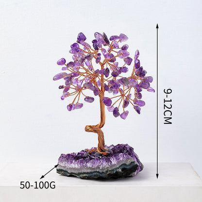 Amethyst Crystal Flower Tree – Modern Simplicity & Spiritual Elegance