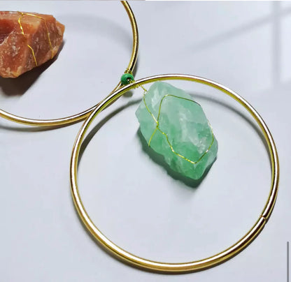 7 Chakra Copper Natural Gemstone Crystal Dream Sun Catcher